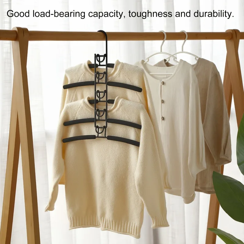 Heavy-Duty Multi-Layer Metal Clothes Hanger 6 Heavy-Duty Multi-Layer Metal Clothes Hanger - Image 6