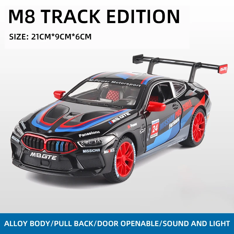 1:24 BMW M8 GTE Race Car Model Display 8 1:24 BMW M8 GTE Race Car Model Display - Image 8