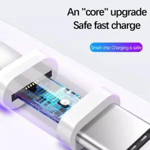 White USB-C to USB-C Fast Charging Cable Set 12 S3c195df1403b4ae395bef49a638fbe9bU