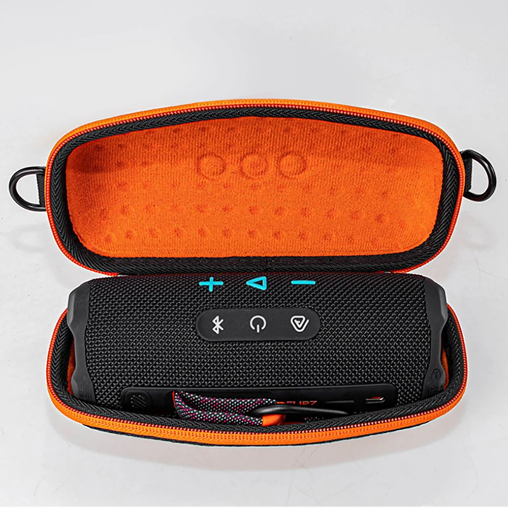 Black Semi-Transparent JBL Flip 7 Speaker Case 2 Black Semi-Transparent JBL Flip 7 Speaker Case - Image 2