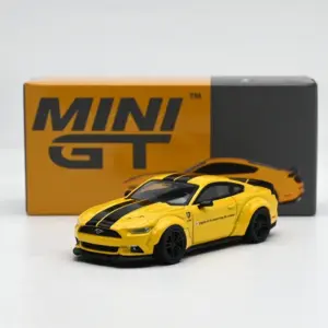 Mini GT 1:64 Mustang Diecast Model in Yellow 11 S3c3751be97944c49b7218a2c96432361r