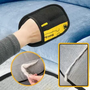 Black Pet Hair Removal Glove for Cats and Dogs 11 S3c7bb399ad5b47cb8bfbe81360aeffd1k