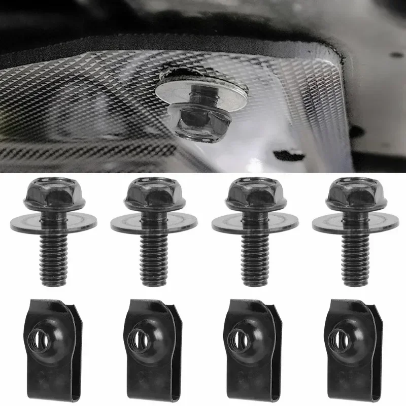 Automotive Fastener Set with Black Steel Clips 3 Automotive Fastener Set with Black Steel Clips - Image 3