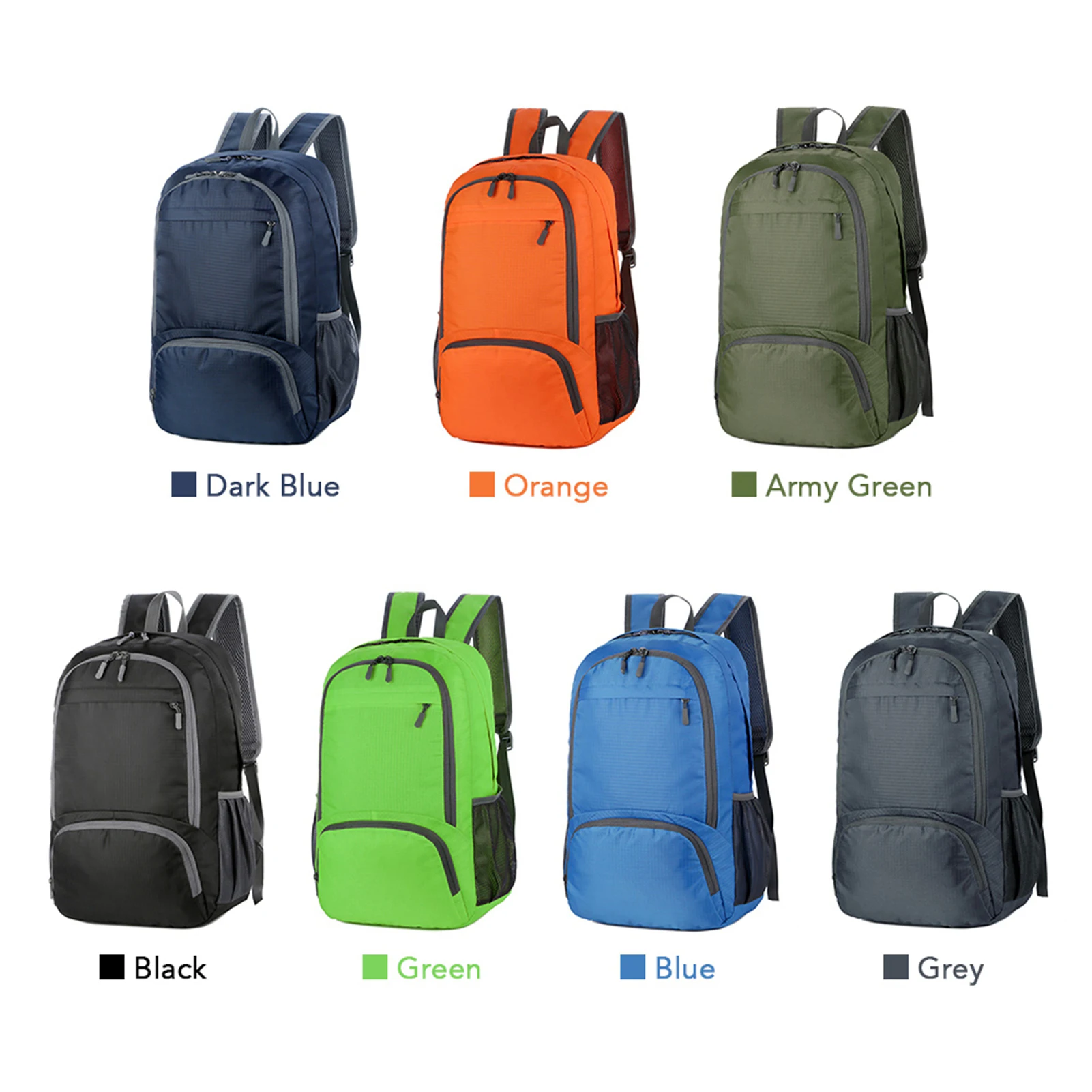 Waterproof Foldable Outdoor Backpack in Vibrant Colors 3 Waterproof Foldable Outdoor Backpack in Vibrant Colors - Image 3