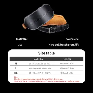 15cm Wide Support Weight Lifting Belt for Adults 13 S3ce9c5588cd44f1fb2cef7c26015e140G