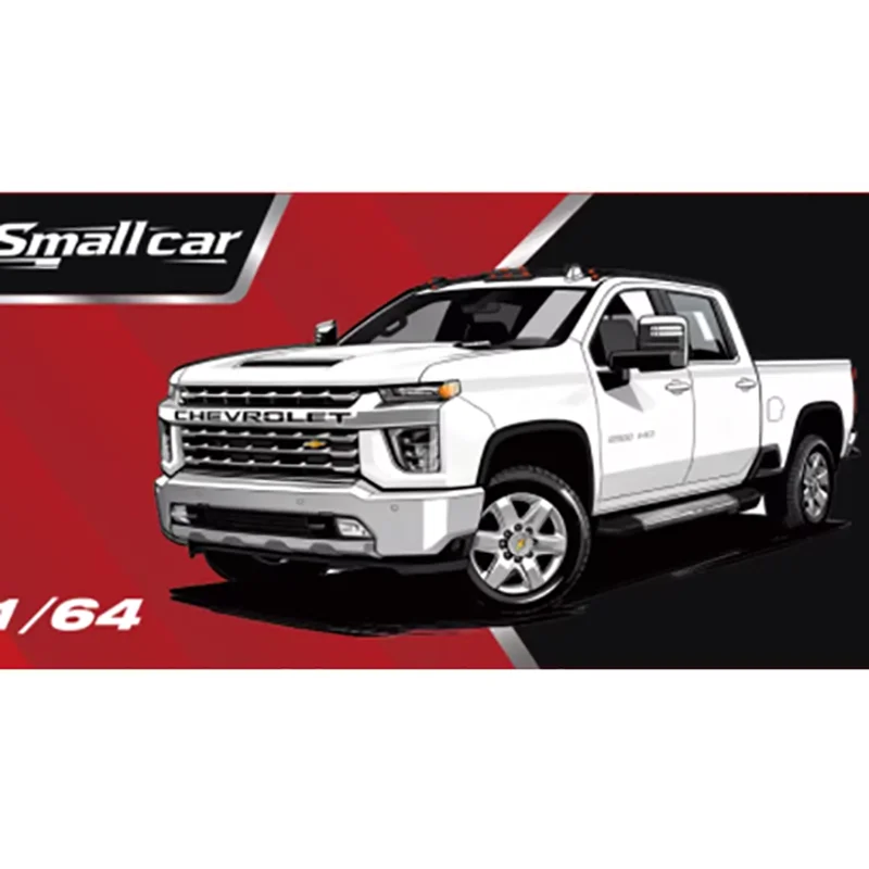 Smallcar 1:64 Silverado Diecast Model in Multiple Colors 2 Smallcar 1:64 Silverado Diecast Model in Multiple Colors - Image 2