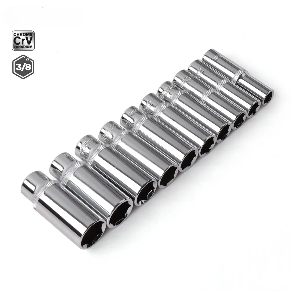 3/8 Inch Deep Socket Set 19 pcs CRV 5 3/8 Inch Deep Socket Set 19 pcs CRV - Image 5
