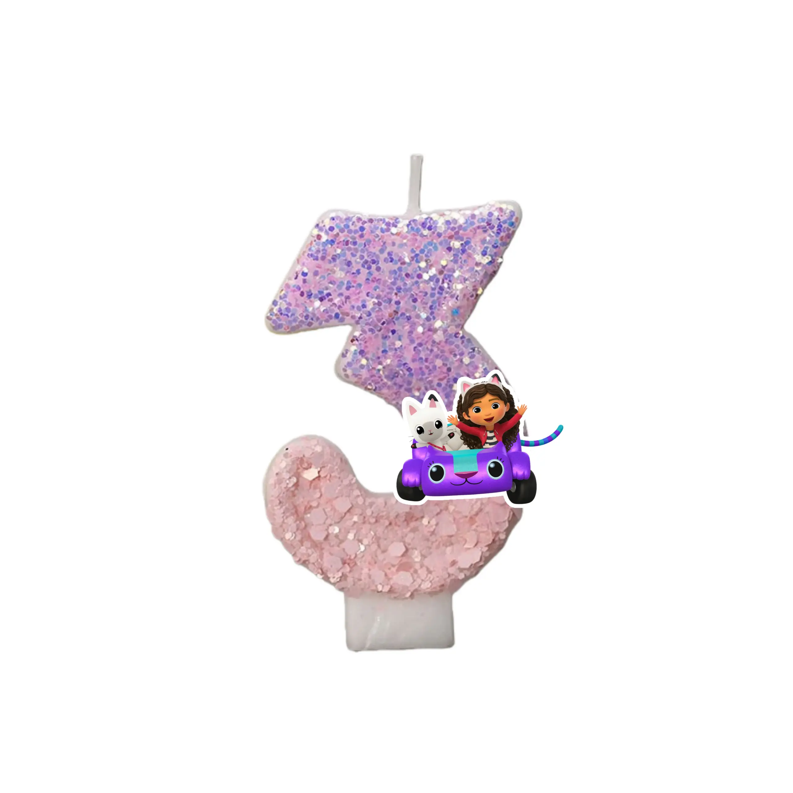 Vibrant 10-Inch Cartoon Number Candles Set 3 Vibrant 10-Inch Cartoon Number Candles Set - Image 3