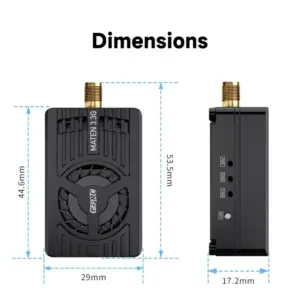 GEPRC MATEN 3.3G 5W VTX PRO Long-Range FPV Transmitter 7 S3ddd2d7245b549fba70801f3fa0fcc72M