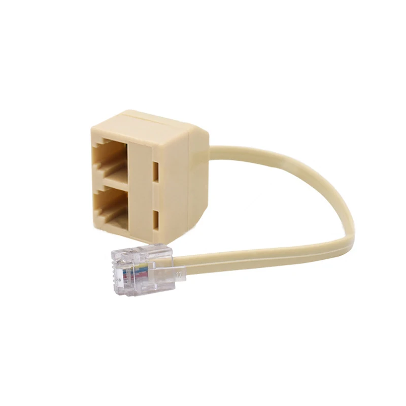 RJ11 6P4C Line Splitter Adapter for Phone and Ethernet 4 RJ11 6P4C Line Splitter Adapter for Phone and Ethernet - Image 4