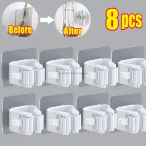 Self-Adhesive Wall-Mounted Mop Holder for Bathrooms 18 S3e309fa685d747dbbcb8c76d4287cd78z