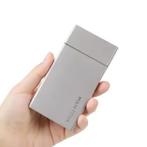 Titanium Cigarette Case 109x58x13mm, 45g 13 S3e390b663f5d4d9ea829b1a0c26e7670B