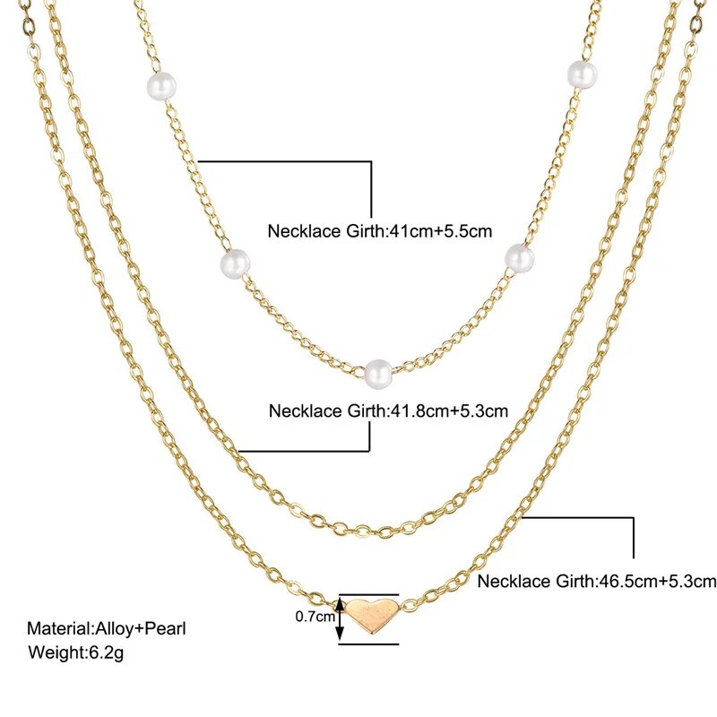 Multilayer Pearl Necklace with Gold Cross Pendant 5 Multilayer Pearl Necklace with Gold Cross Pendant - Image 5