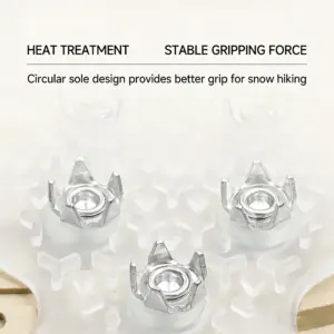 Silicone Ice Crampons with Steel Spikes 9 S3e495609e60949259ad1bc77e207d145y