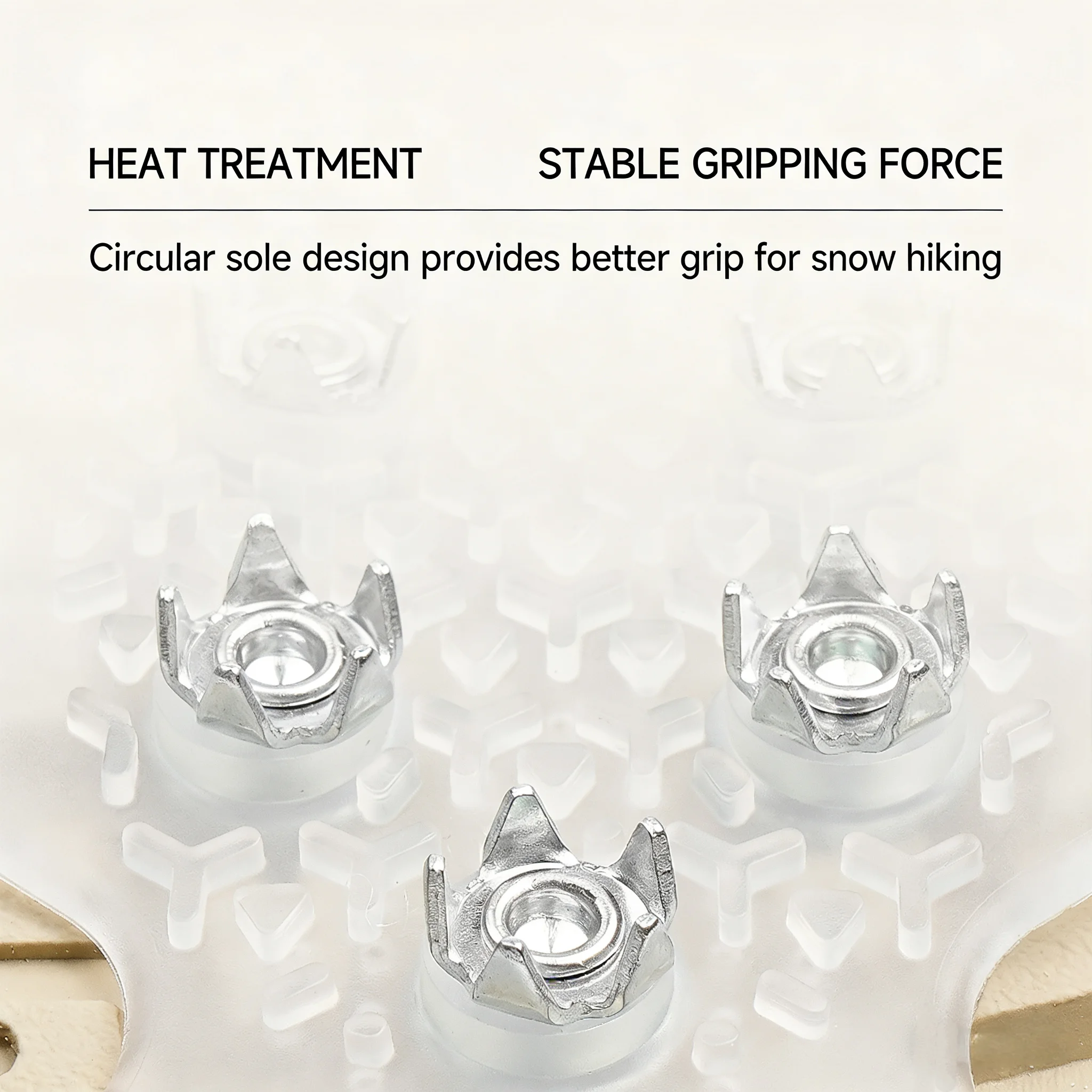 Silicone Ice Crampons with Steel Spikes 4 Silicone Ice Crampons with Steel Spikes - Image 4