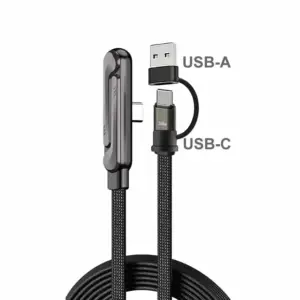 240W Folding Stand Braided Data Cable for Devices 14 S3e675797d2154438a3e9aed44f06ab28T