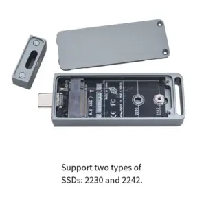 M.2 NVMe SSD Enclosure USB 3.2 Gen 2, 10Gbps 10 S3e899130a2fc470aab37e574187e16b0L