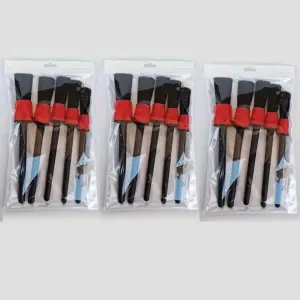 Professional Car Detailing Brush Set with Red Accents 15 S3f16c8480a524653a6ae61d6c3d0c934t
