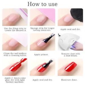 VOKY 6-Piece Vibrant Gel Nail Polish Set 14 S3f17fe75bb0949e1b8253351cc311cb2u