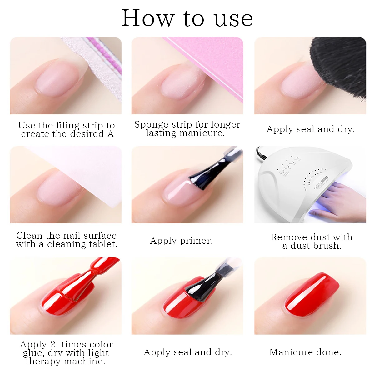 VOKY 6-Piece Vibrant Gel Nail Polish Set 5 VOKY 6-Piece Vibrant Gel Nail Polish Set - Image 5