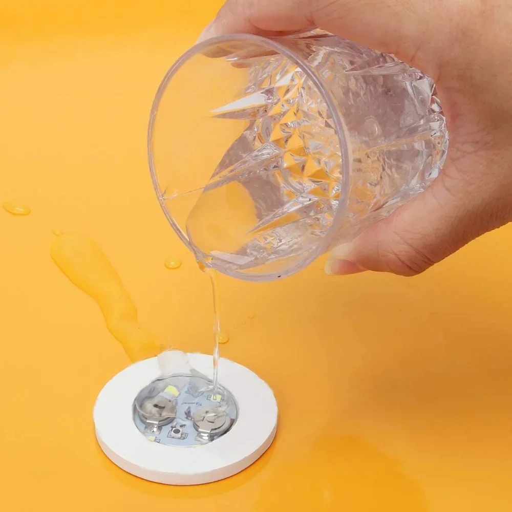LED Light-Up Coaster Set for Vibrant Drinks 3 LED Light-Up Coaster Set for Vibrant Drinks - Image 3