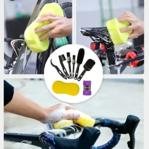 Bike Cleaning Kit with Brush Set and Chain Cleaner 13 S3f67d4f9151a4f45a9f586e44bc9b9dfm