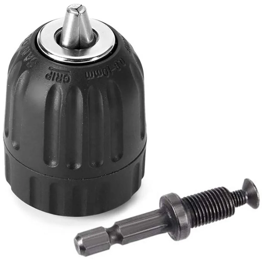 Black Impact Driver Drill Chuck Converter 3/8" UNF 5 Black Impact Driver Drill Chuck Converter 3/8" UNF - Image 5