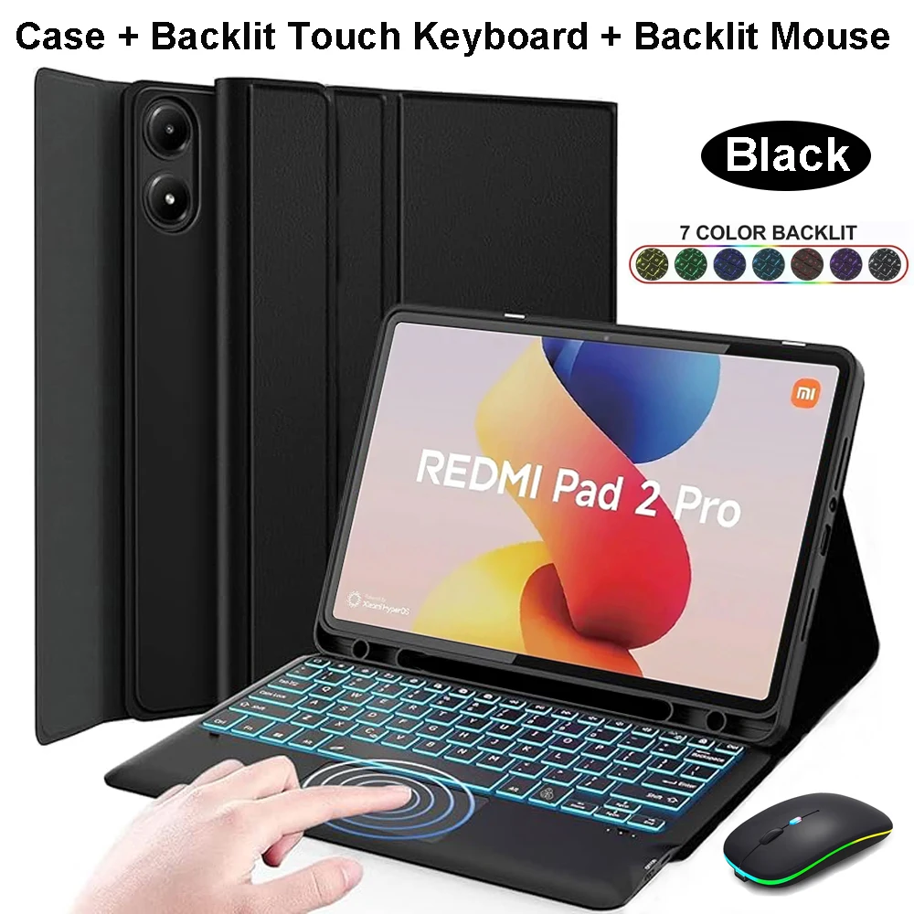 Redmi Pad 2 Pro 12.1-inch Bluetooth Keyboard Cover 7 Redmi Pad 2 Pro 12.1-inch Bluetooth Keyboard Cover - Image 7