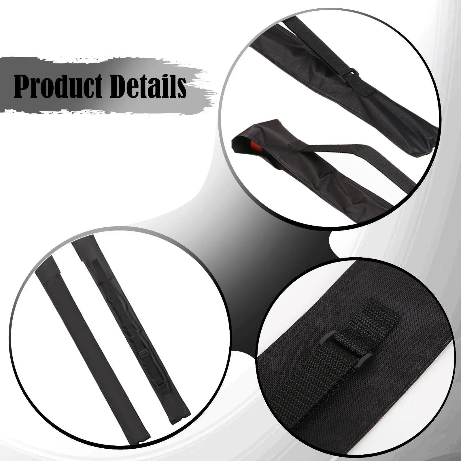 Black Oxford Pool Cue Case 80.5cm & 118cm 6 Black Oxford Pool Cue Case 80.5cm & 118cm - Image 6