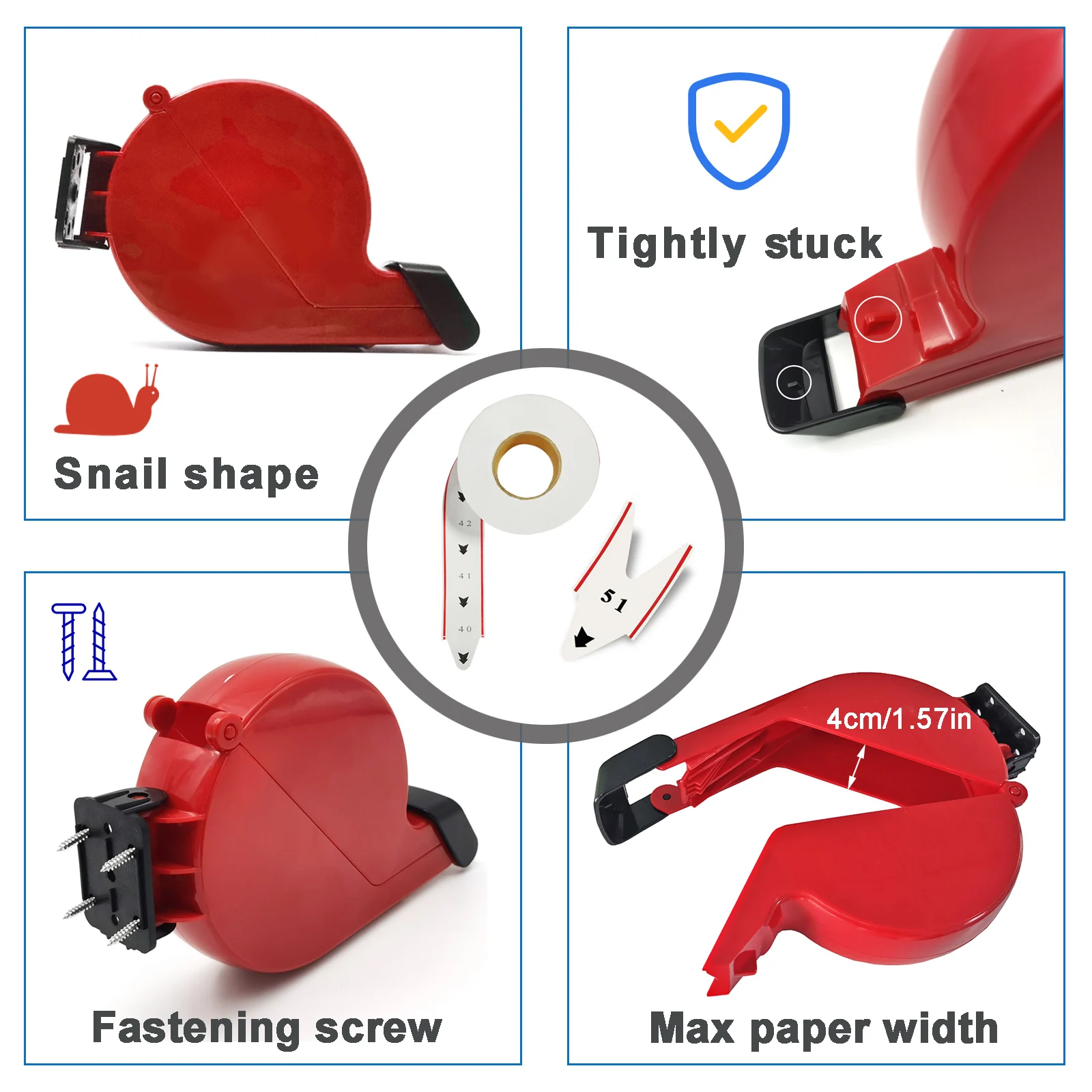 Red Queue Ticket Dispenser for Customer Management 3 Red Queue Ticket Dispenser for Customer Management - Image 3