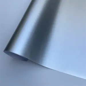 Satin Silver Chrome Vinyl Wrap for Vehicles 13 S4086a8103e2f4114b61308b028170c1c3