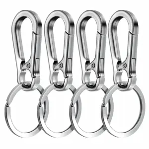 Metal Carabiner Keychains Set of Four 14 S40aa8abe242548c5ad9b873046637218S