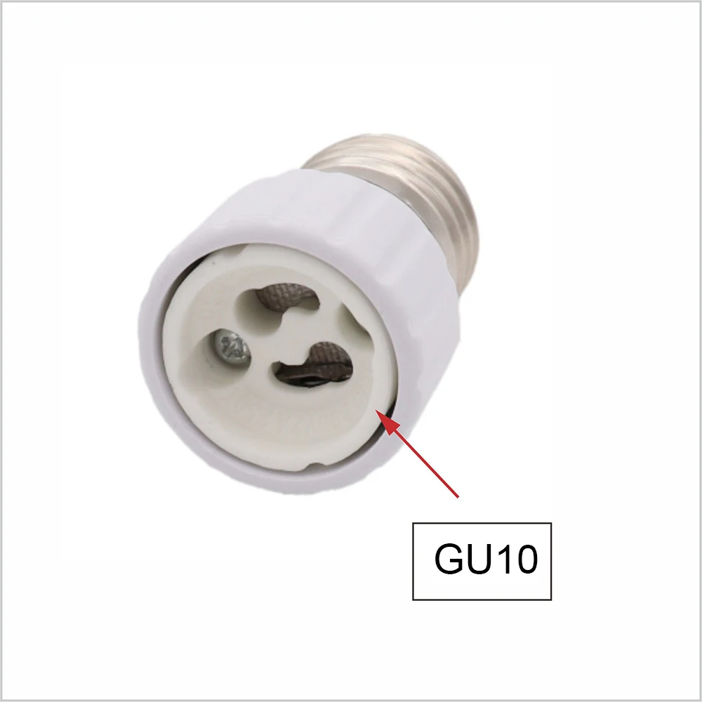 White E27 to GU10 Lamp Converter 2 White E27 to GU10 Lamp Converter - Image 2
