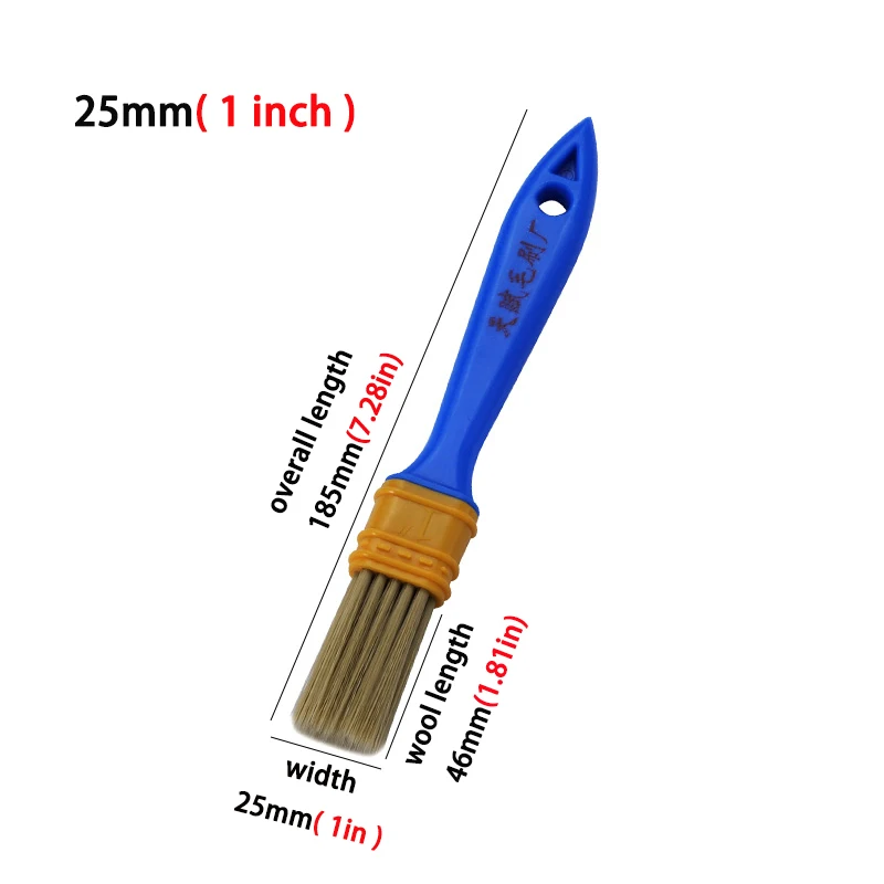 Blue Plastic Handle Wire Brush 1.0-5.0 mm Thickness 2 Blue Plastic Handle Wire Brush 1.0-5.0 mm Thickness - Image 2