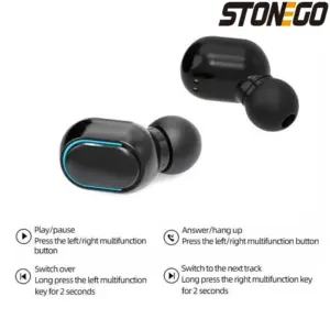 Wireless Bluetooth Earbuds with 10m Range 13 S41c164d4b3f846dfb39c775d477370e43