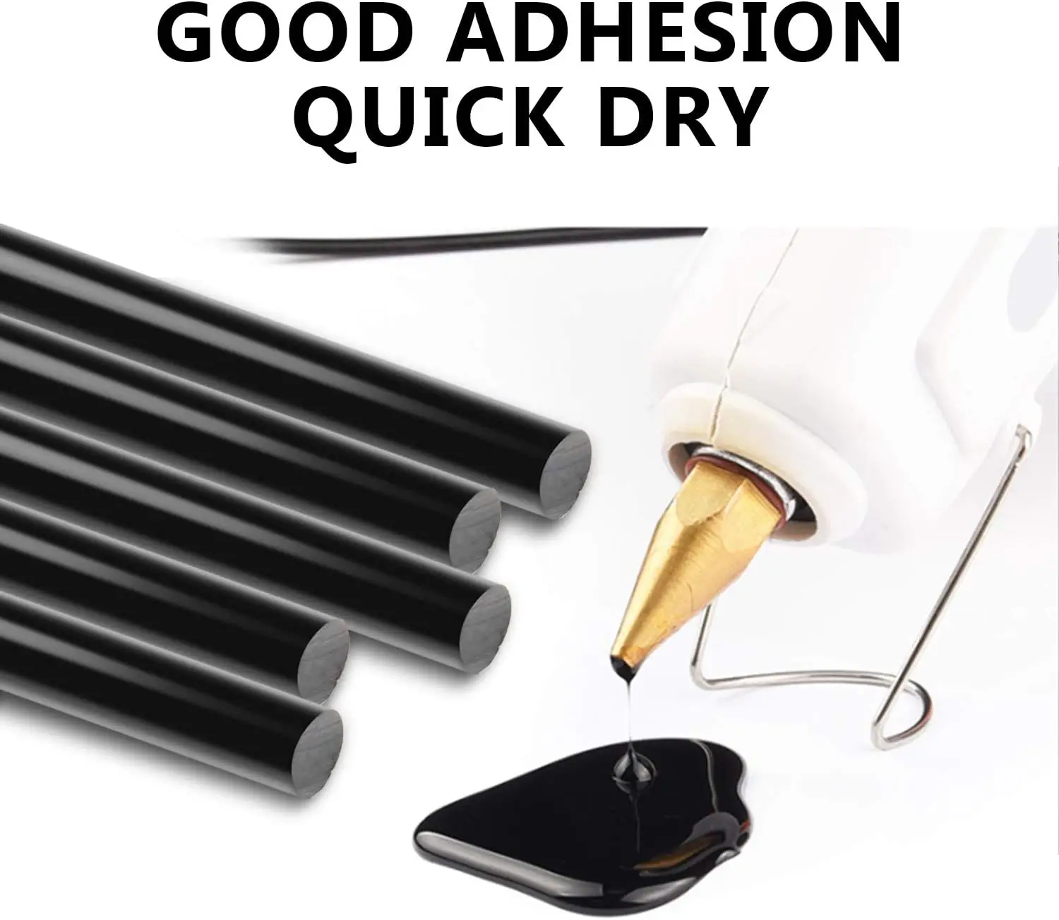Black Hot-Melt Glue Sticks for Projects 6 Black Hot-Melt Glue Sticks for Projects - Image 6