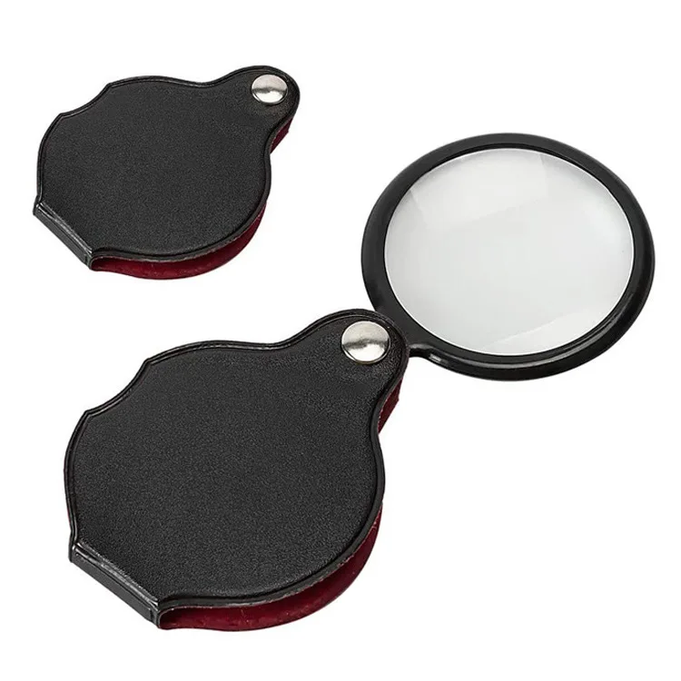 Black 50mm Handheld Magnifying Glass with 8x Zoom 1 Black 50mm Handheld Magnifying Glass with 8x Zoom