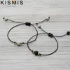Adjustable Couple’s Bracelets Set in Waterproof Yarn