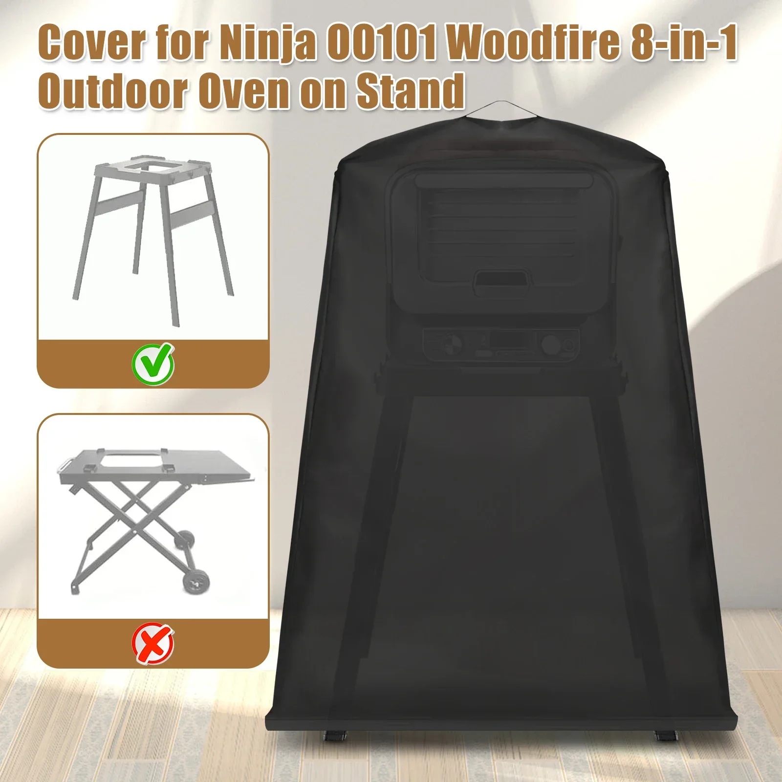 Ninja OO101 Pizza Oven Cover – Weatherproof Protection 3 Ninja OO101 Pizza Oven Cover – Weatherproof Protection - Image 3