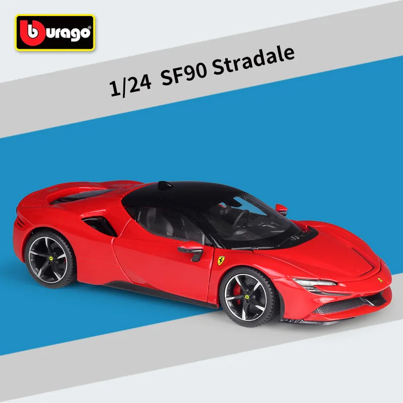 Ferrari SF90 Stradale 1:24 Diecast Model Collection 7 Ferrari SF90 Stradale 1:24 Diecast Model Collection - Image 7