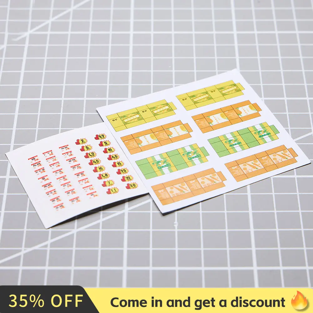 Miniature Vegetable Stand Scene Set for Dioramas 4 Miniature Vegetable Stand Scene Set for Dioramas - Image 4