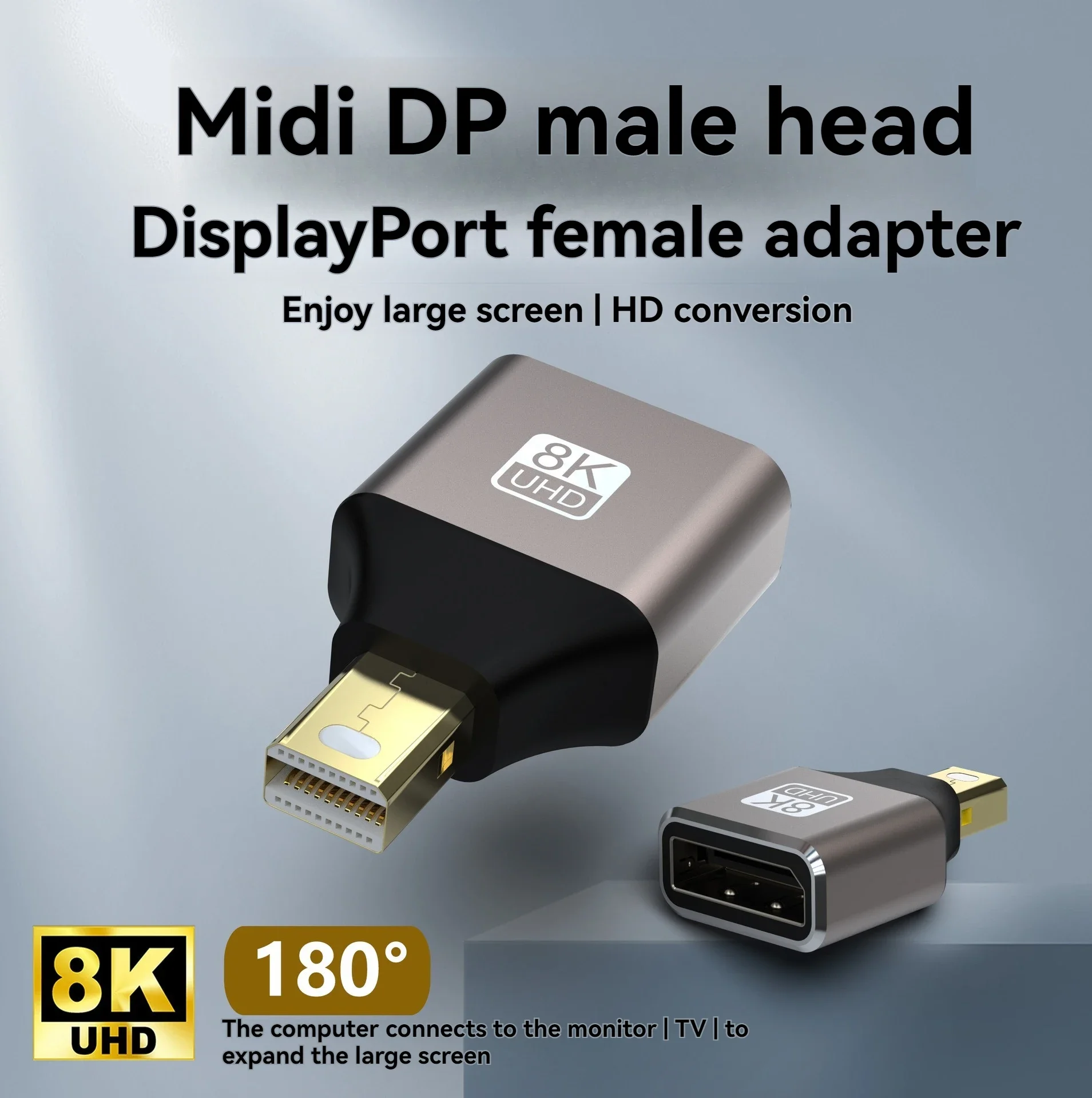 Right-Angle DisplayPort Adapter for 8K/4K at 144Hz 10 Right-Angle DisplayPort Adapter for 8K/4K at 144Hz - Image 10