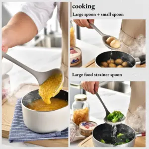 Khaki Silicone Kitchen Utensil Set 10 S434219ab72ef4c529e2f378339cf2fc7N