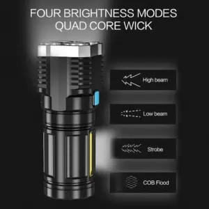 Tactical Outdoor Flashlight with Dual Light 8 S436cf3f491eb416c95d704802a70fb2dm