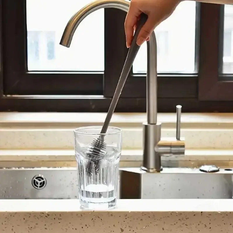 Silicone Bottle Brush with Long Handle 4 Silicone Bottle Brush with Long Handle - Image 4