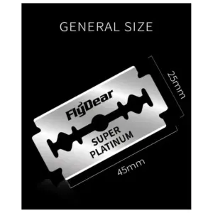 Flydear Platinum Stainless Steel Safety Razor Blades 13 S4395cf8de61b4772b7be1e086d2dbf31i