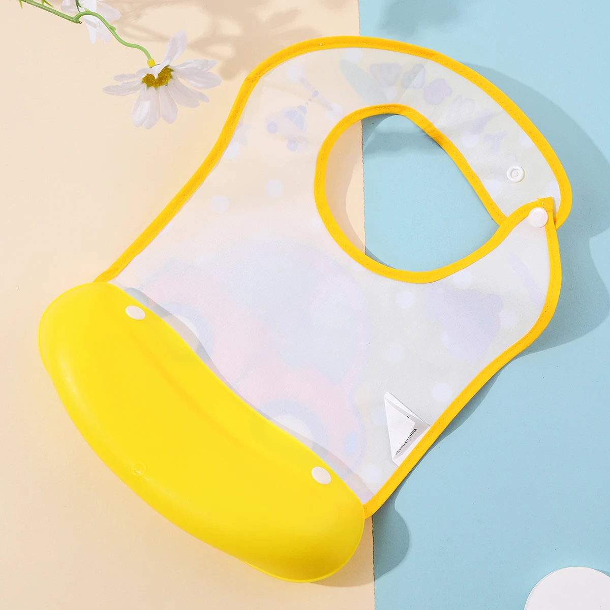 Vibrant Silicone Baby Bib Collection with Cartoon Prints 4 Vibrant Silicone Baby Bib Collection with Cartoon Prints - Image 4