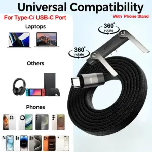 240W USB-C Charging Cable with Stand 13 S43daa946dfeb459aad020dfc44a40177V