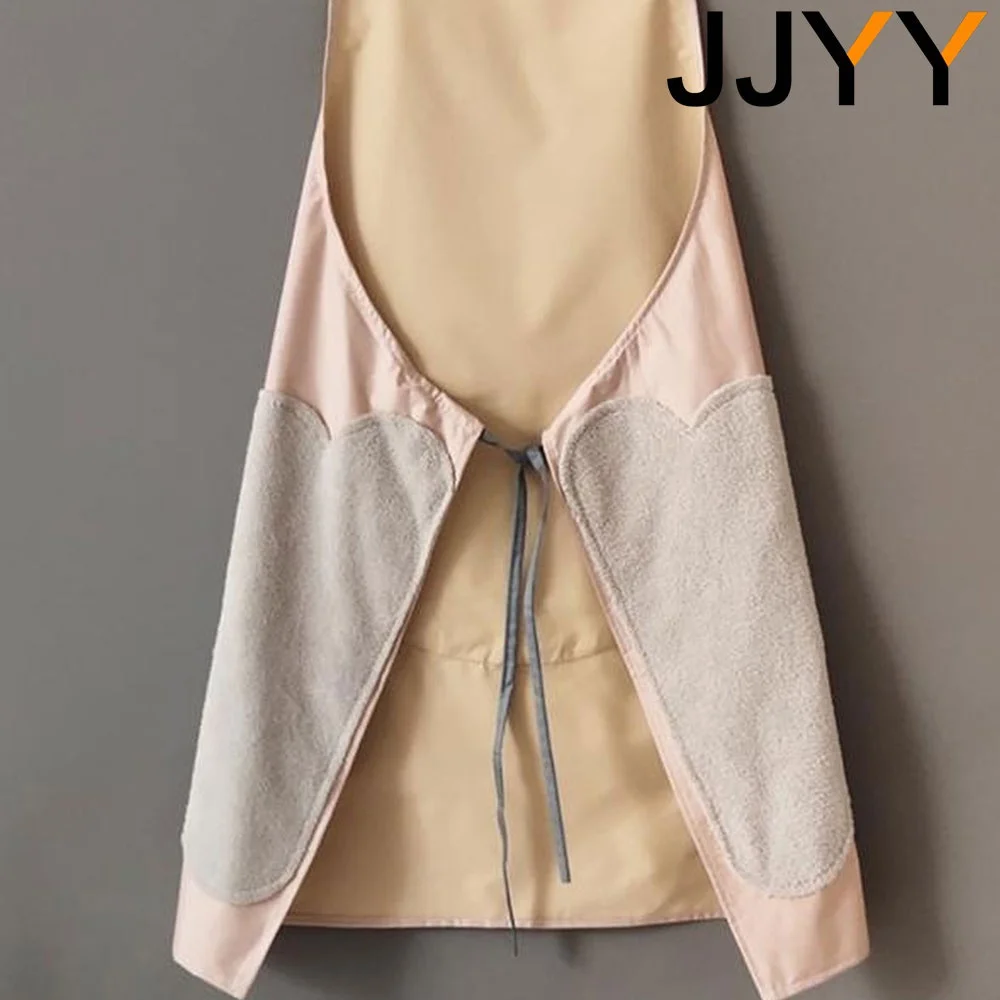 Waterproof Kitchen Apron with Floral Pattern 4 Waterproof Kitchen Apron with Floral Pattern - Image 4