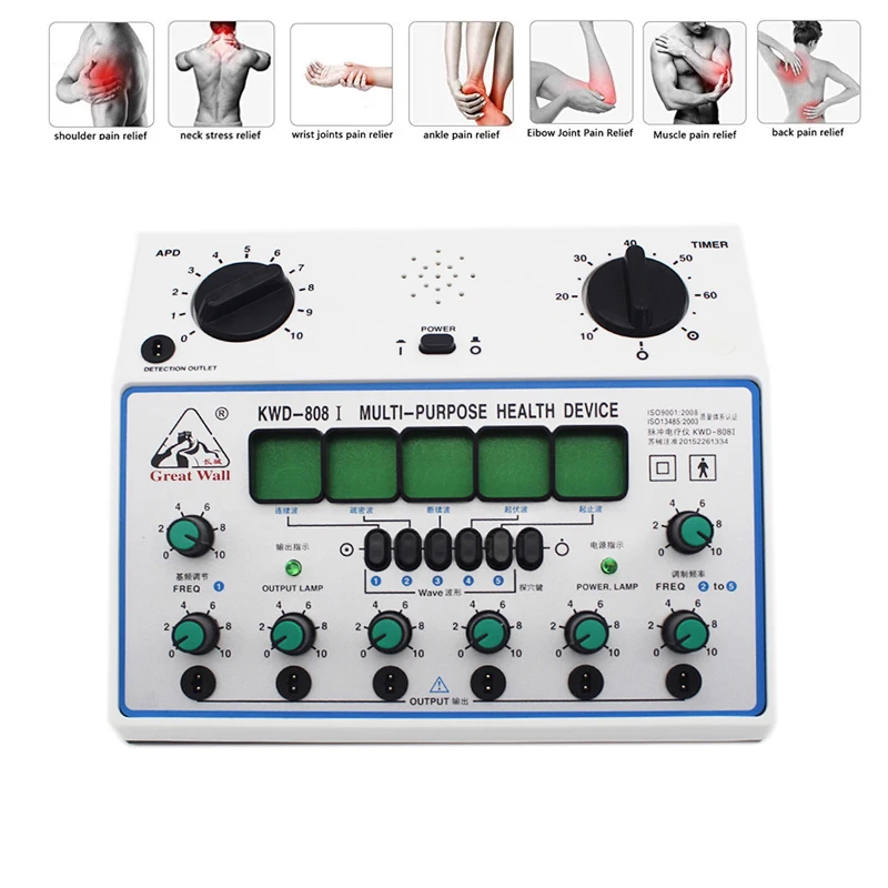 Electric Acupuncture Stimulator with Six Channels 3 Electric Acupuncture Stimulator with Six Channels - Image 3